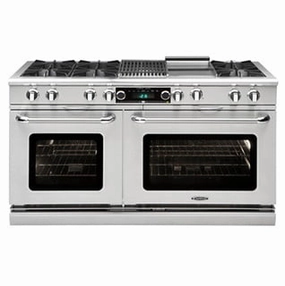 Capital COB604G4 Connoisseurian 60" Dual Fuel Self Clean Range
