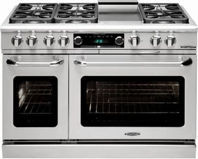 Capital CSB484G2 Connoisseurian 48" Dual Fuel Self Clean Range