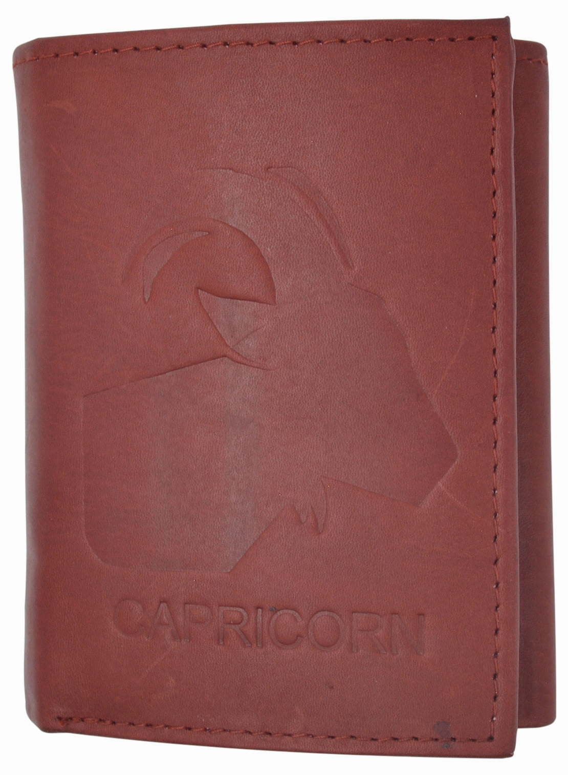 Capricorn Zodiac Sign Bifold Trifold Genuine Leather Men'S Wallets Mega Hot Offer