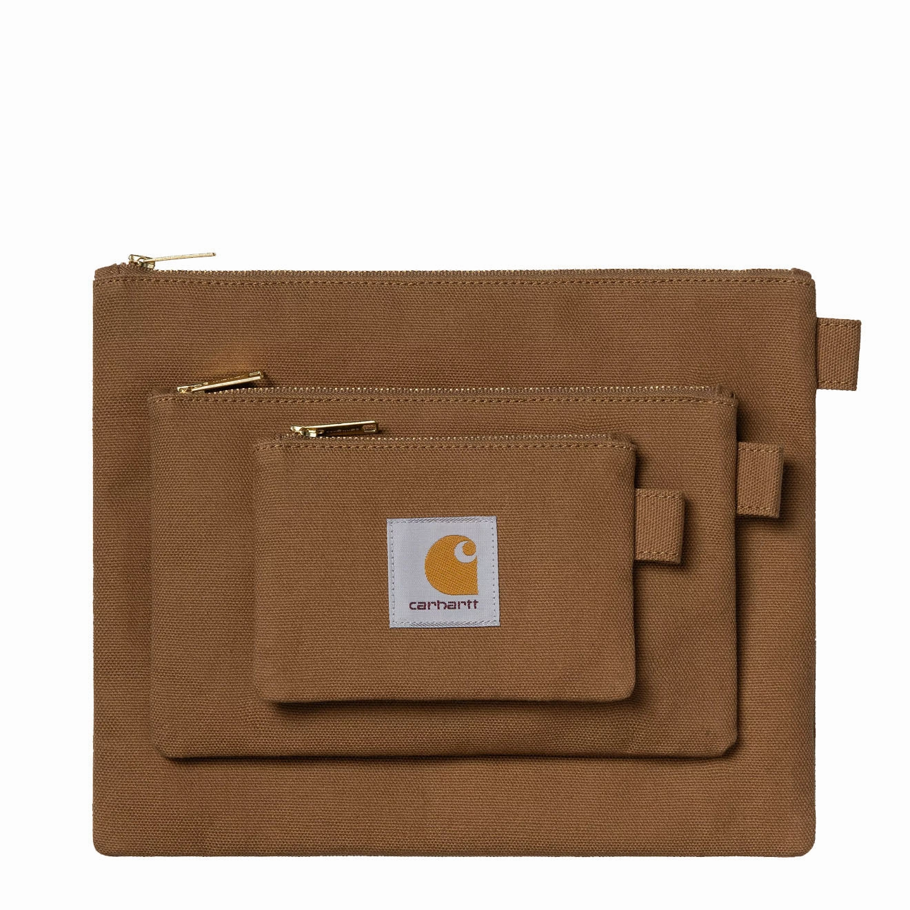 Shop Todays Picks Carhartt Wip Canvas Pouch Set Hamilton Brown