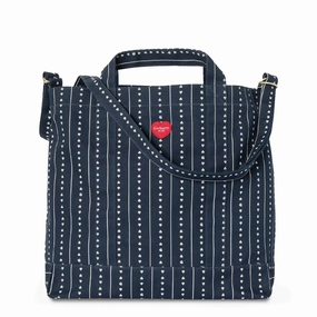 Carhartt Wip Drewe Tote Big Heart C Pinstripe / Ink / Natural Exclusive Deal Inside