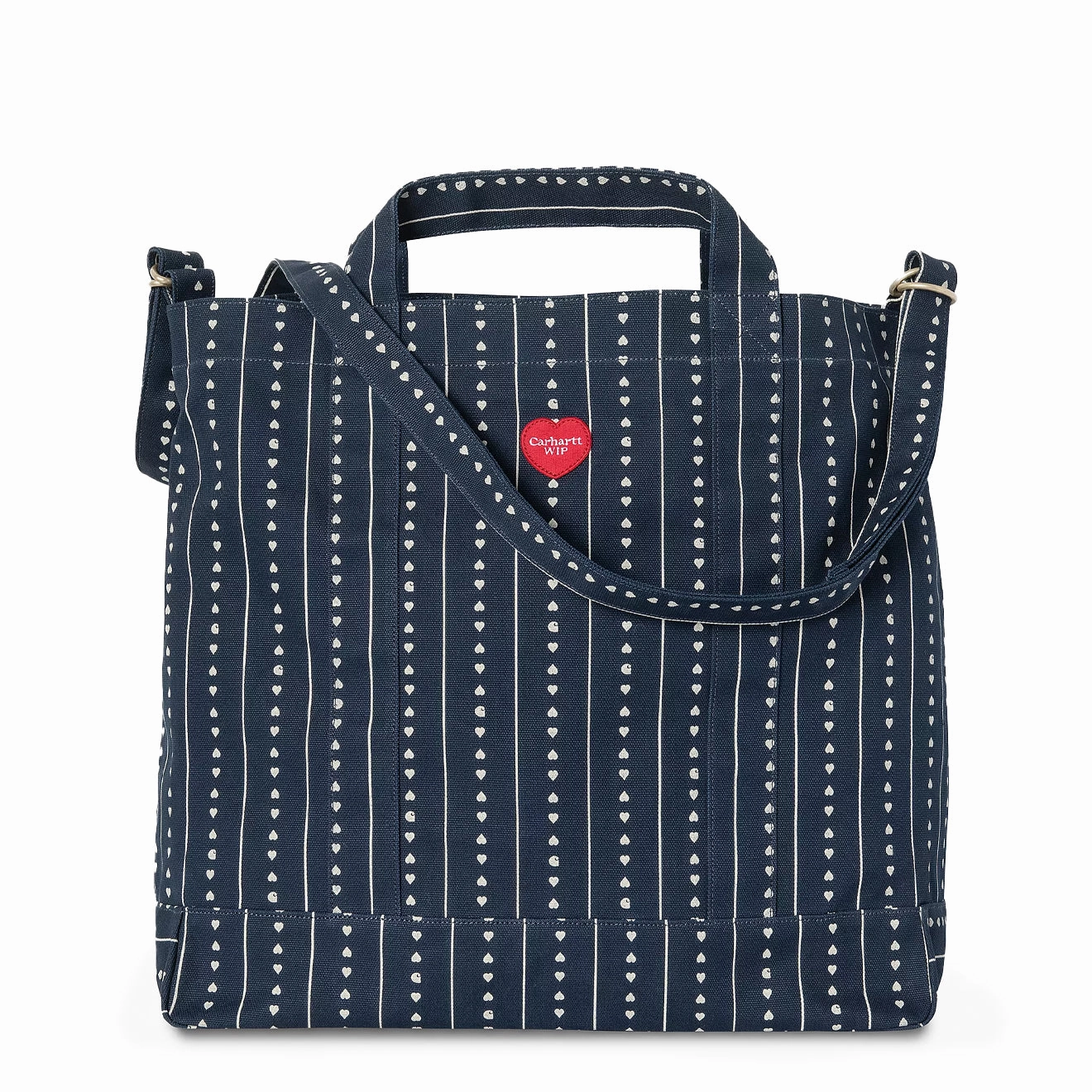 Carhartt Wip Drewe Tote Big Heart C Pinstripe / Ink / Natural Exclusive Deal Inside