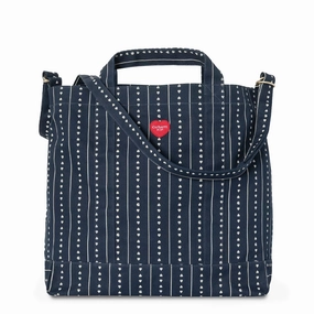 Carhartt Wip Drewe Tote Big Heart C Pinstripe / Ink / Natural Exclusive Deal Inside