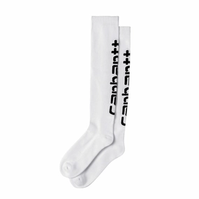 Instant Savings Deal Carhartt Wip Script Socks White