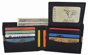Clearance Sale Now Trending Today Steal Cavelio Leather Men'S Bifold Credit Card Removable Id Wallet
