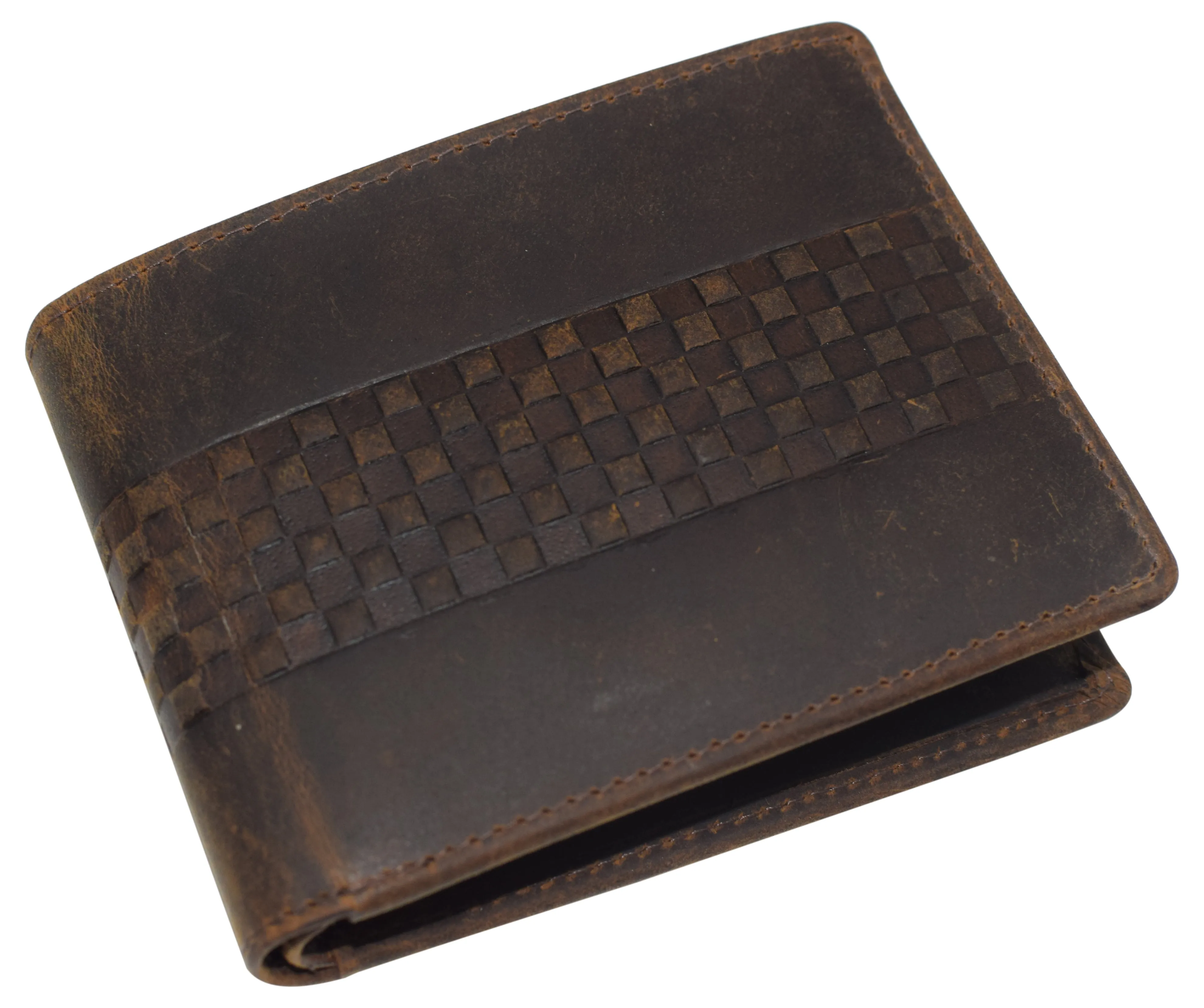 Cazoro Wallet For Mens Vintage Genuine Leather Rfid Blocking Bifold Men Distressed Wallet Todays Hot Savings