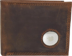Cazoro Airtag Wallet Rfid Blocking Slim Men'S Bifold Vintage Leather Wallet For Men With Airtag Holder (Brown) Trendy Picks Today