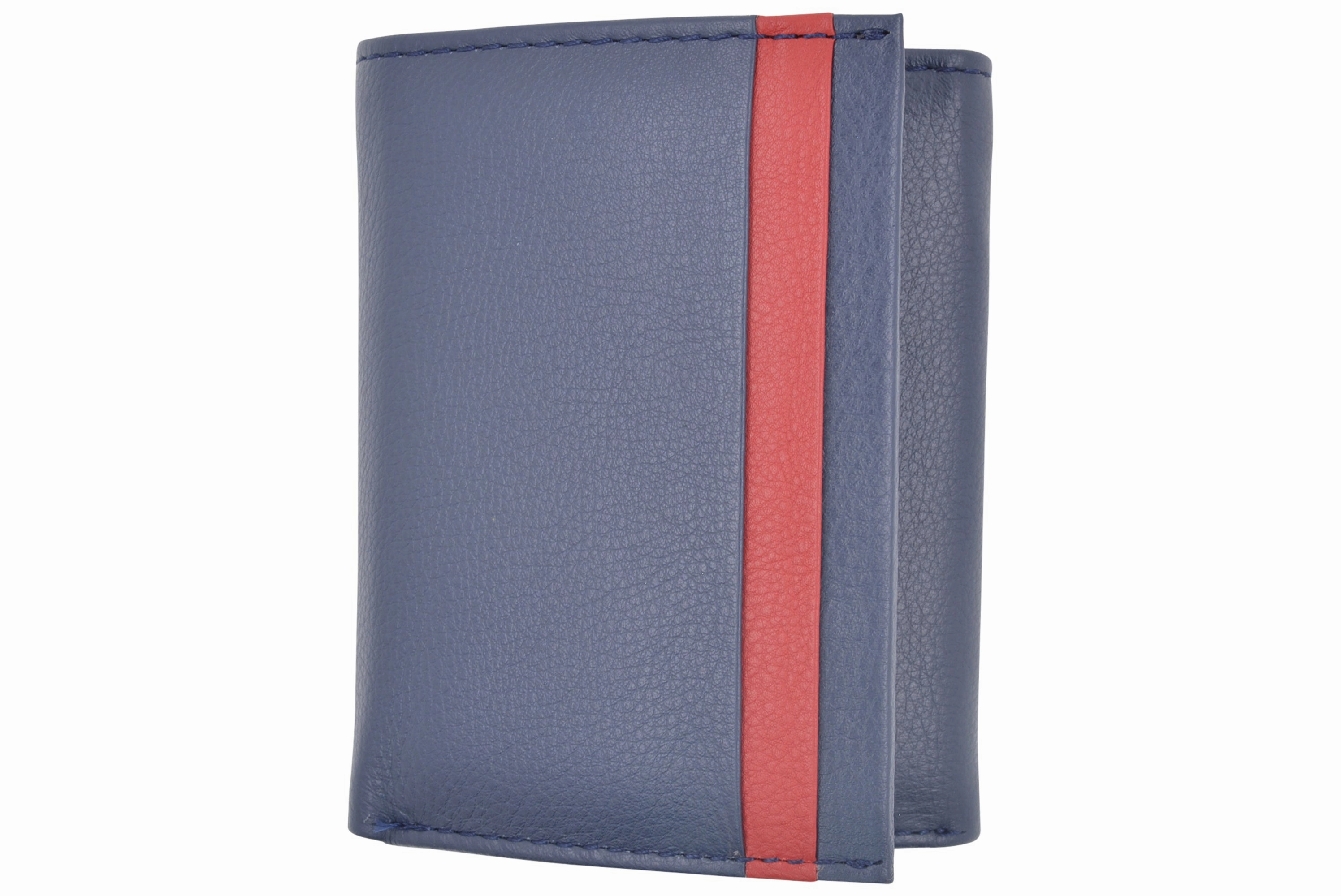 Cazoro Genuine Leather Trifold Wallets For Men Rfid Blocking Mens Slim Trifold Wallet With Id Window Last Chance Offer
