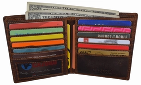 Cazoro Mens Rfid Blocking Slim Hipster Bifold Euro Hunter Leather Wallet Shop Hot Picks Todays Hot Pick