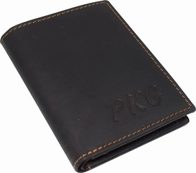 Hot Offer Ending Soon Clearance Sale Now Cazoro Personalized Wallet Rfid Blocking Vintage Leather Bi-Fold Badge Holder Wallet Shield Style With Id Window