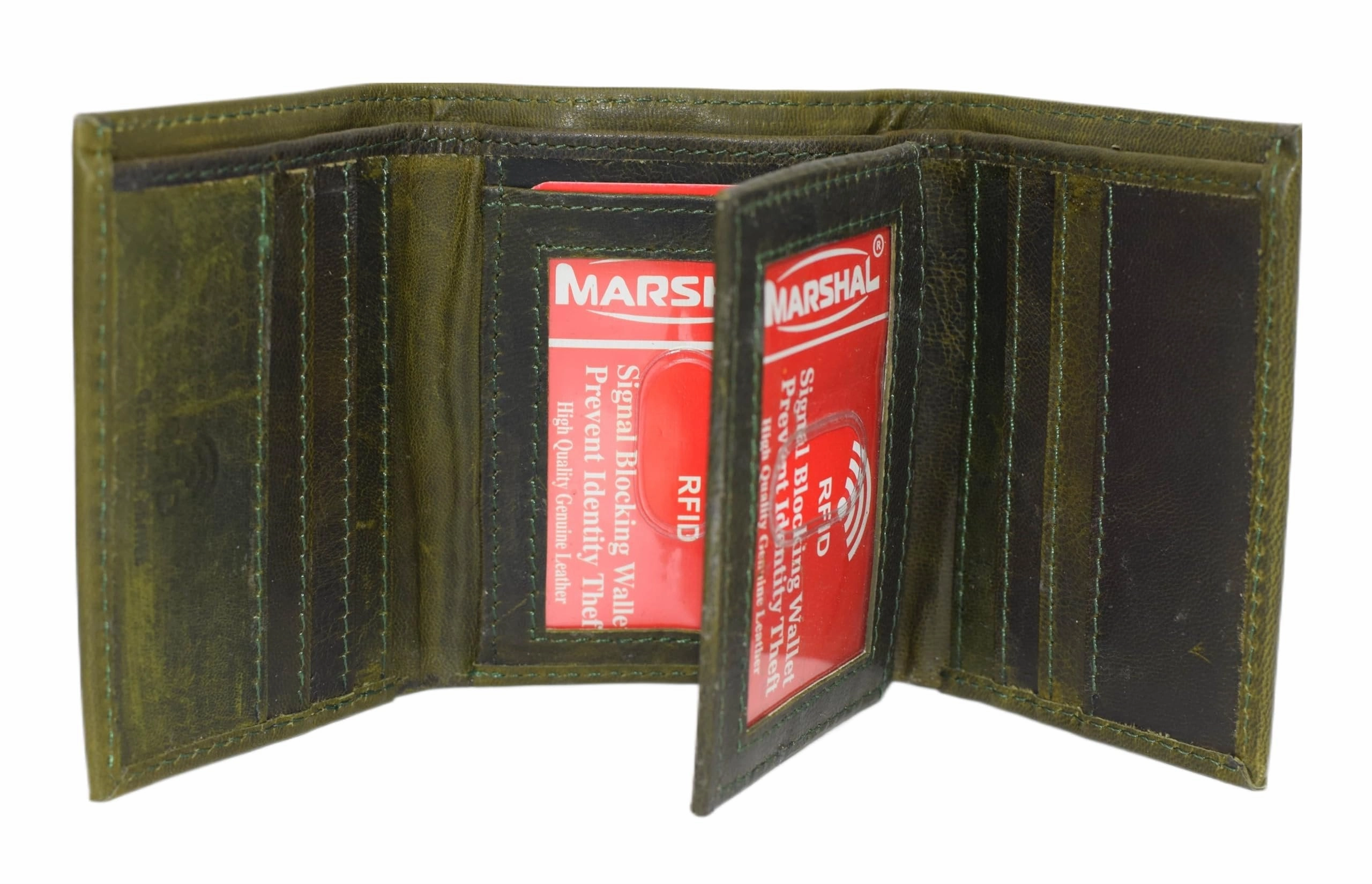 Cazoro Real Cowhide Leather Wallets For Men Rfid Blocking Extra Capacity Classic Trifold Wallet With Id & Card Slots Special Online Offer