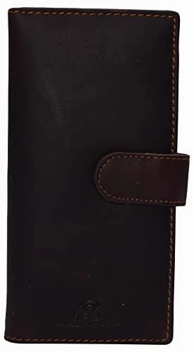 Cazoro Vintage Genuine Leather Rfid Checkbook Cover Wallet With Snap Closure Big Sale Today Grab Save Today