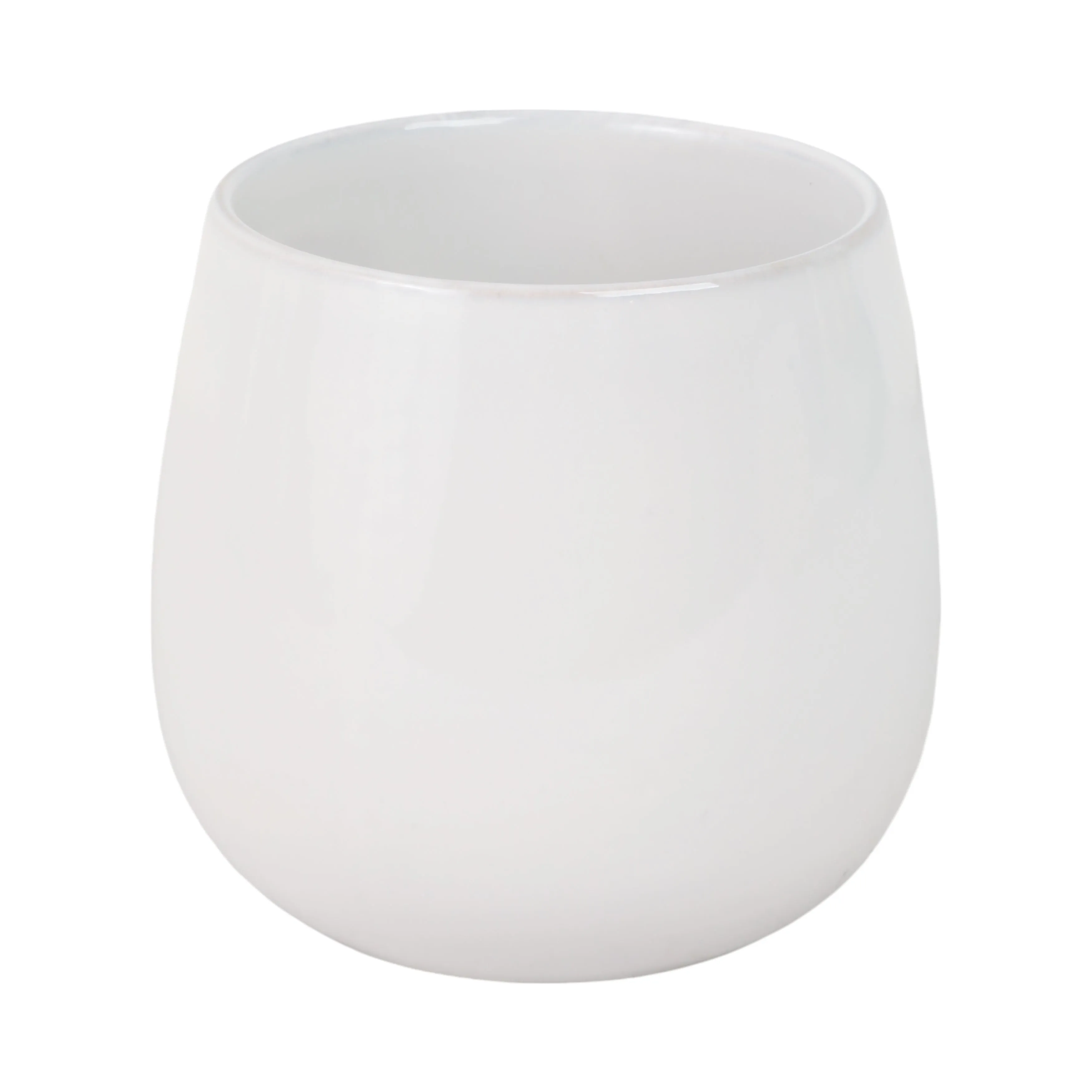 Cer, 6" Mushroom Applique Planter, Ivory
