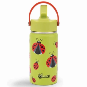 Today Only Savings Save Today Only Cheeki Insulated Little Adventurer Kids Bottle 400Ml - Lady Bug