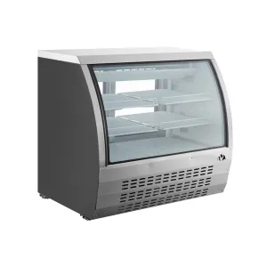 Chef AAA - DC120-HC, Commercial 47" Curved Glass Deli Case Refrigerator 18 cu.ft