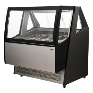 Chef AAA - FR-CN-1200-D, Commercial 41" 600L Capacity Gelato Display Freezer Case