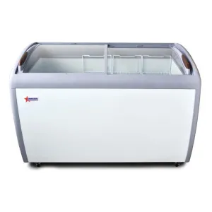 Chef AAA - FR-CN-1245, Commercial 50" Glass Door Frozen Food or Ice Cream Chest Freezer Display