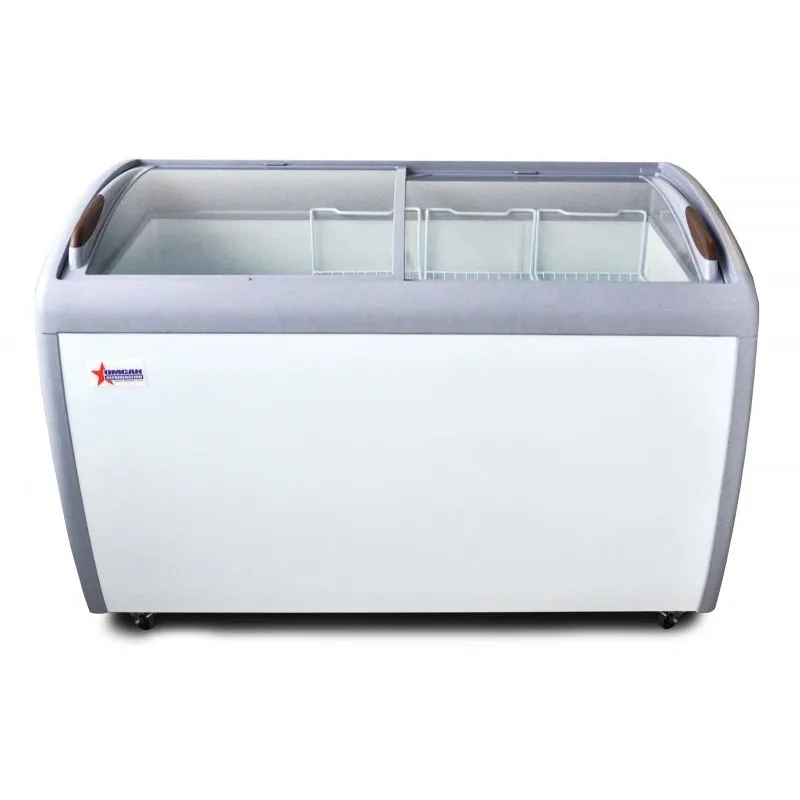 Chef AAA - FR-CN-1245, Commercial 50" Glass Door Frozen Food or Ice Cream Chest Freezer Display
