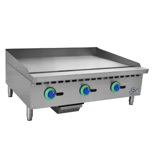 Chef AAA - KF-G36-M, Commercial 36" Griddle Countertop Gas