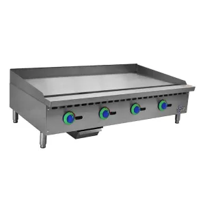 Chef AAA - KF-G48-M, Commercial 48" Countertop Gas Griddle