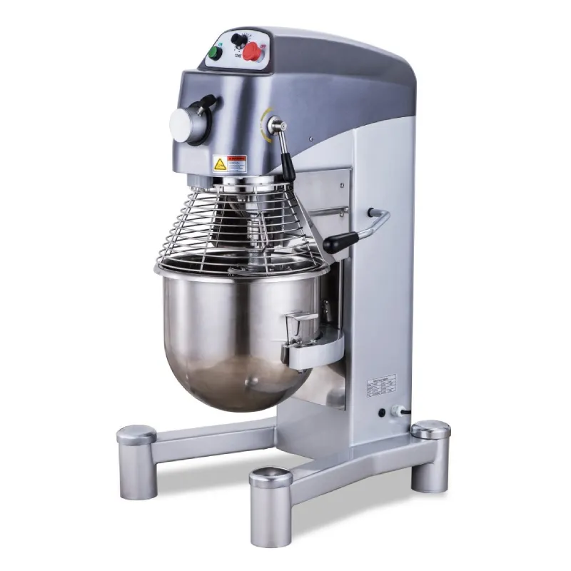 Chef AAA - MX-CN-0040, Commercial 40 Quart Mixer with Guard, 3 attachments and Timer