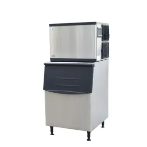 Chef AAA - SK-500P, Commercial 500Lbs Ice Cube Maker Ice Machine Air Cooled with Bin