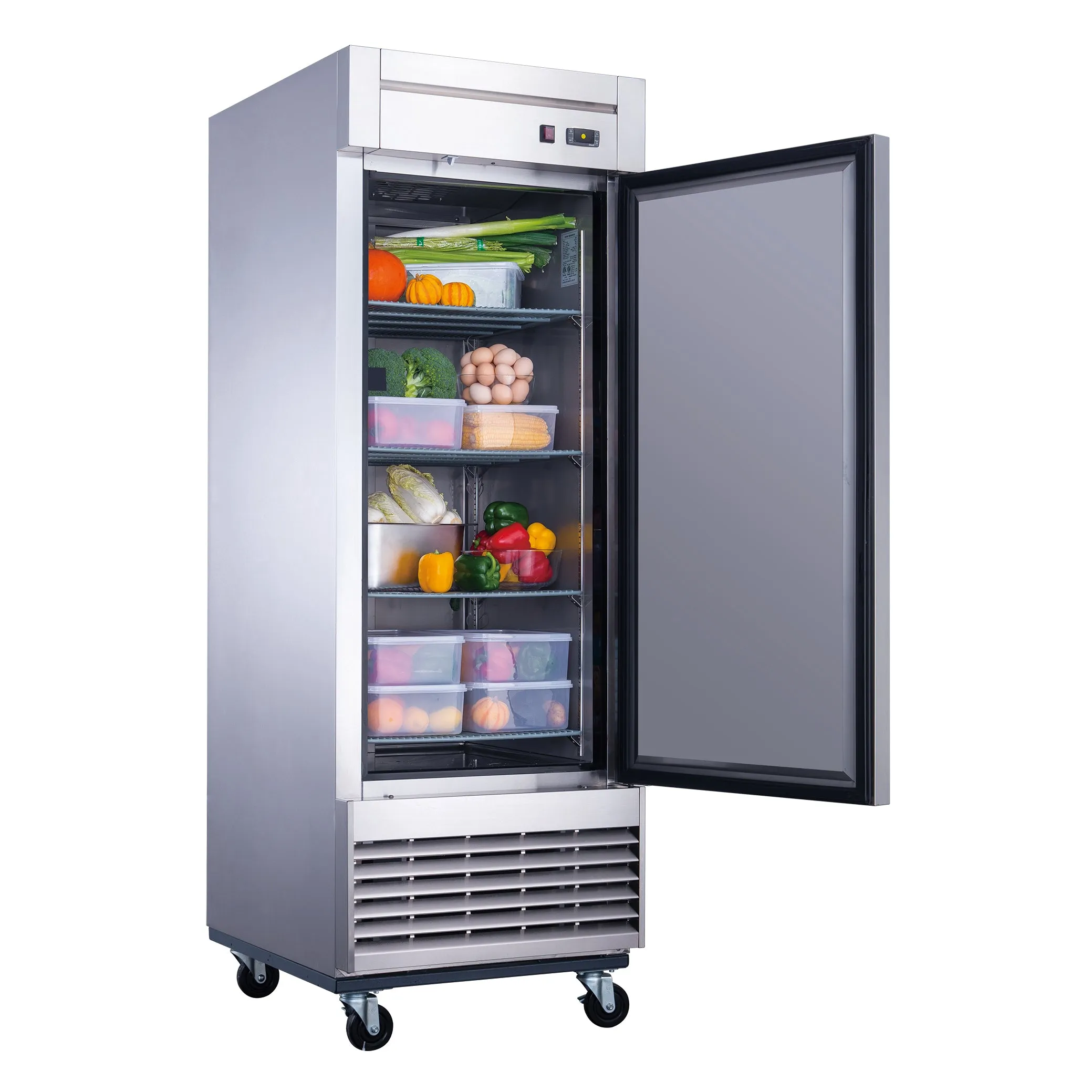 Chef AAA - T28R Commercial 27" Reach-In Refrigerator Solid 1 Door 17.7 cu.ft.