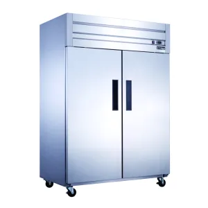 Chef AAA - T55AF Commercial 55" 2 Solid Door Reach-In Freezer 40.74cu.Ft.