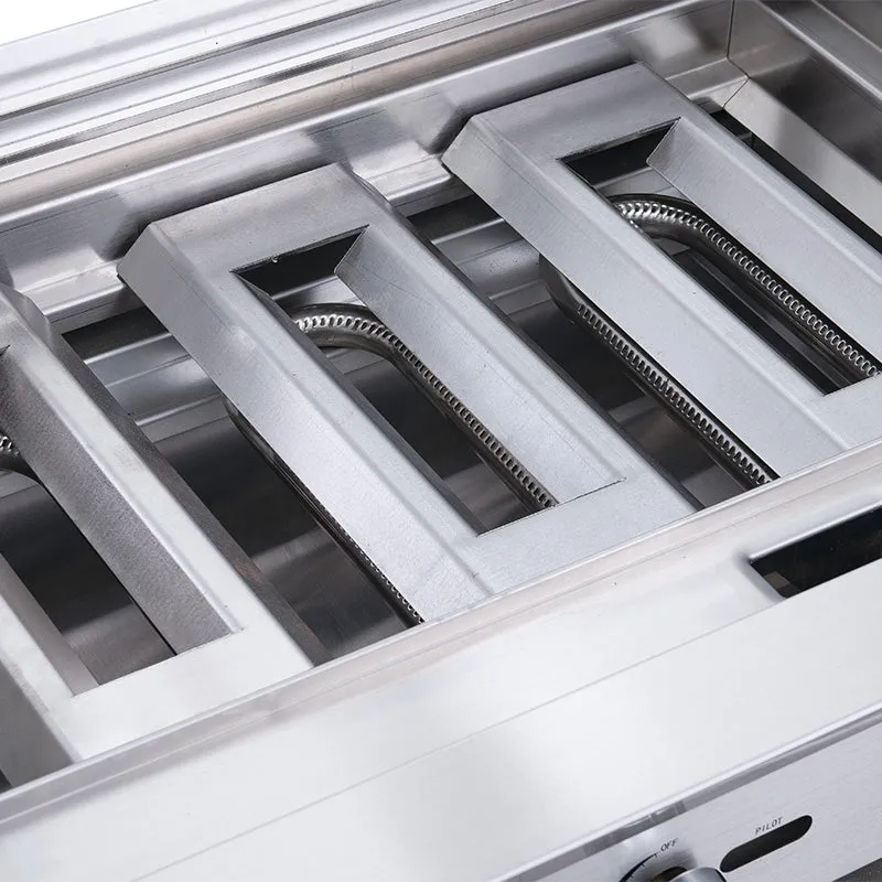Chef AAA - TCCB48 Commercial 48 in. Countertop Charbroiler