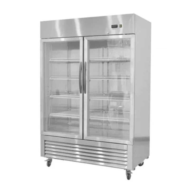 Chef AAA - TF-49BG 55" 2 Glass Door Reach-in Freezer 40.7 cu. ft.