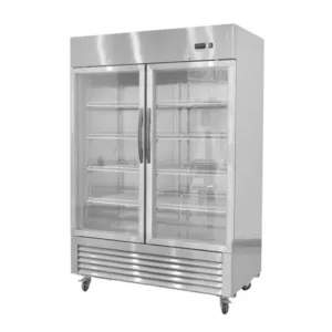 Chef AAA - TF-49BG 55" 2 Glass Door Reach-in Freezer 40.7 cu. ft.