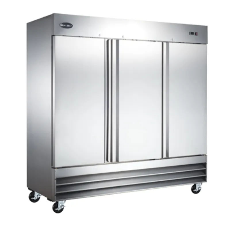 Chef AAA - Three Solid Door Reach-In Commercial Refrigerator S-72R