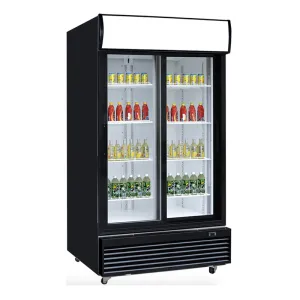 Chef AAA - TSM-32SR Commercial 39" 2 Glass Door Merchandiser Refrigerator 33.2 cu.ft NSF