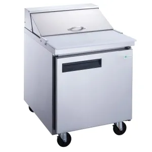 Chef AAA - TSP29 Commercial 29" 8 Pan Salad Sandwich Food Prep Table Refrigerator 6.5cu.ft. NSF