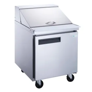 Chef AAA - TSP29M Commercial 29" 12 Pan Salad Sandwich Food Prep Table Refrigerator Mega Top 6.5cu.ft NSF