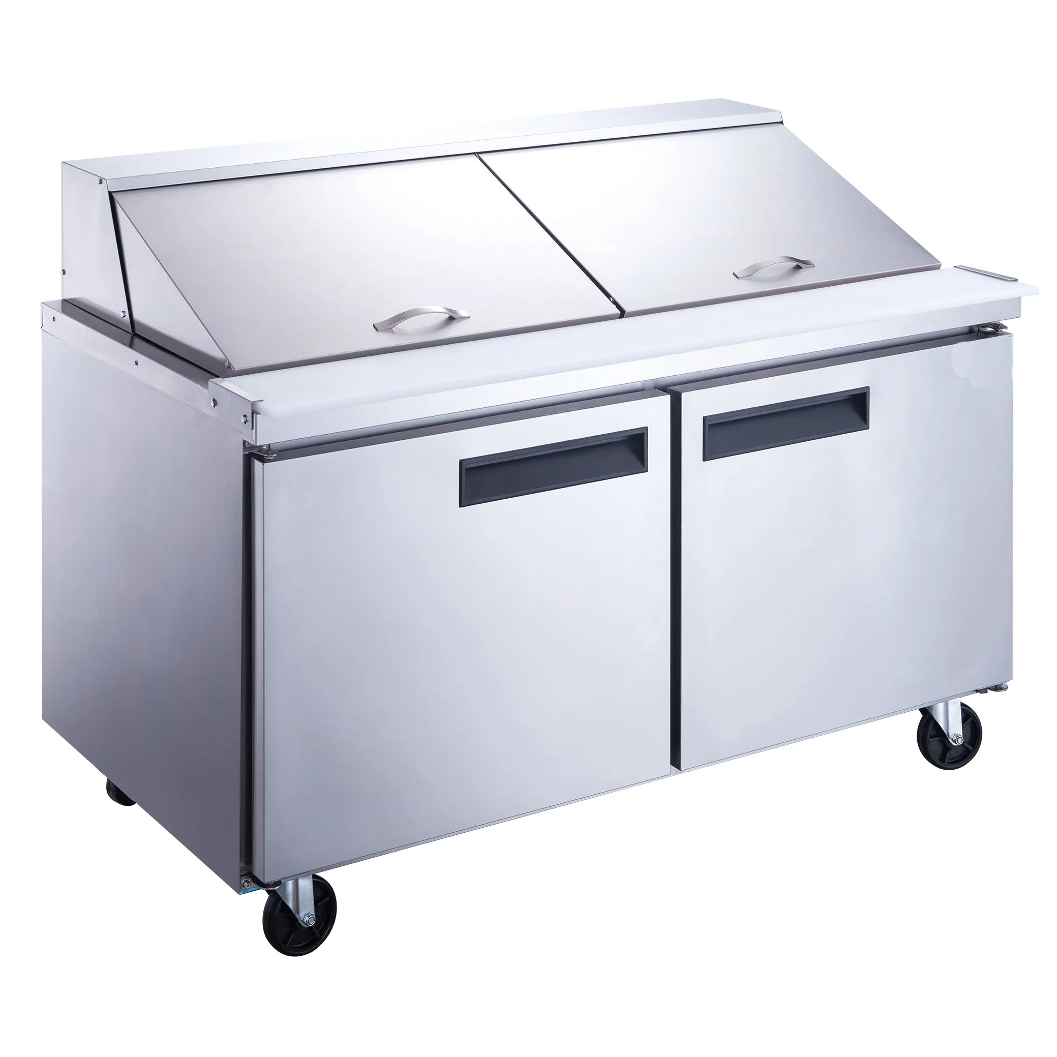 Chef AAA - TSP60M Commercial 60" 24 Pan Salad Sandwich Food Prep Table Refrigerator Mega Top