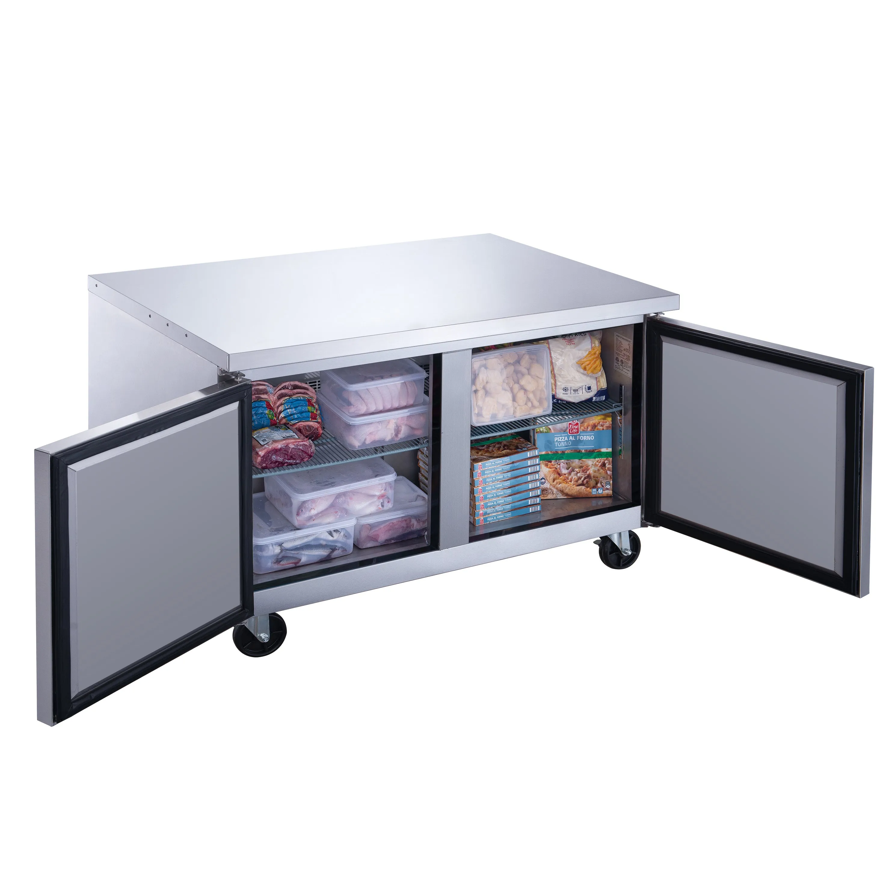 Chef AAA - TUC60F Commercial 60" Undercounter Worktop Freezer 15.5cu.ft NSF