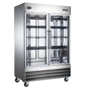 Chef AAA - Two Glass Door Reach-In Commercial Refrigerator S-47RG