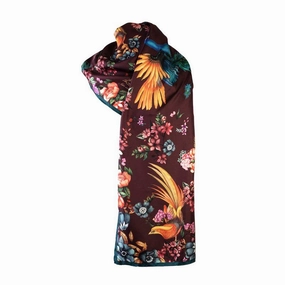 Clare Haggas Airs & Graces Classic Scarf - Damson Best Seller Deal