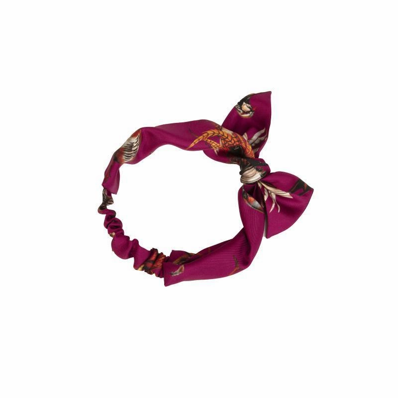 Shop the Best Deals Clare Haggas George & Friends Silk Headband - Magenta