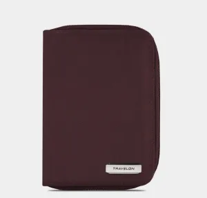 Travelon Rfid Blocking Passport Zip Wallet Exclusive Hot Pick Shop Grab Savings