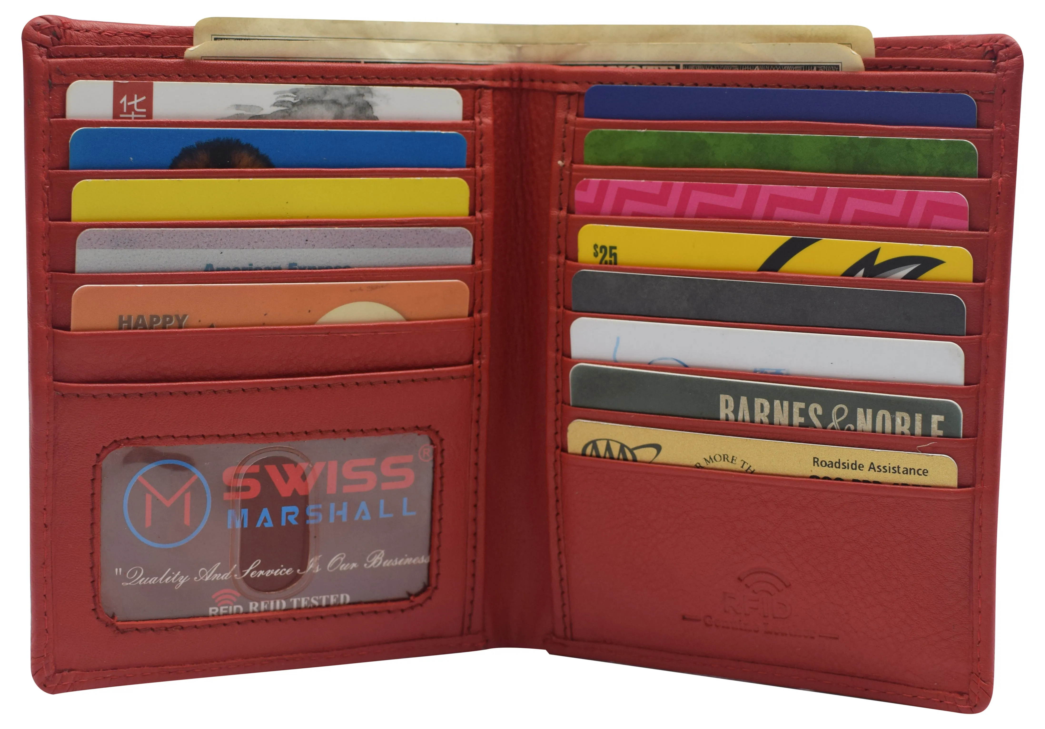 Swiss Marshall Rfid Men'S Slim Bifold Hipster Premium Leather Euro Wallet Grab Todays Deal Grab Your Hot Pick