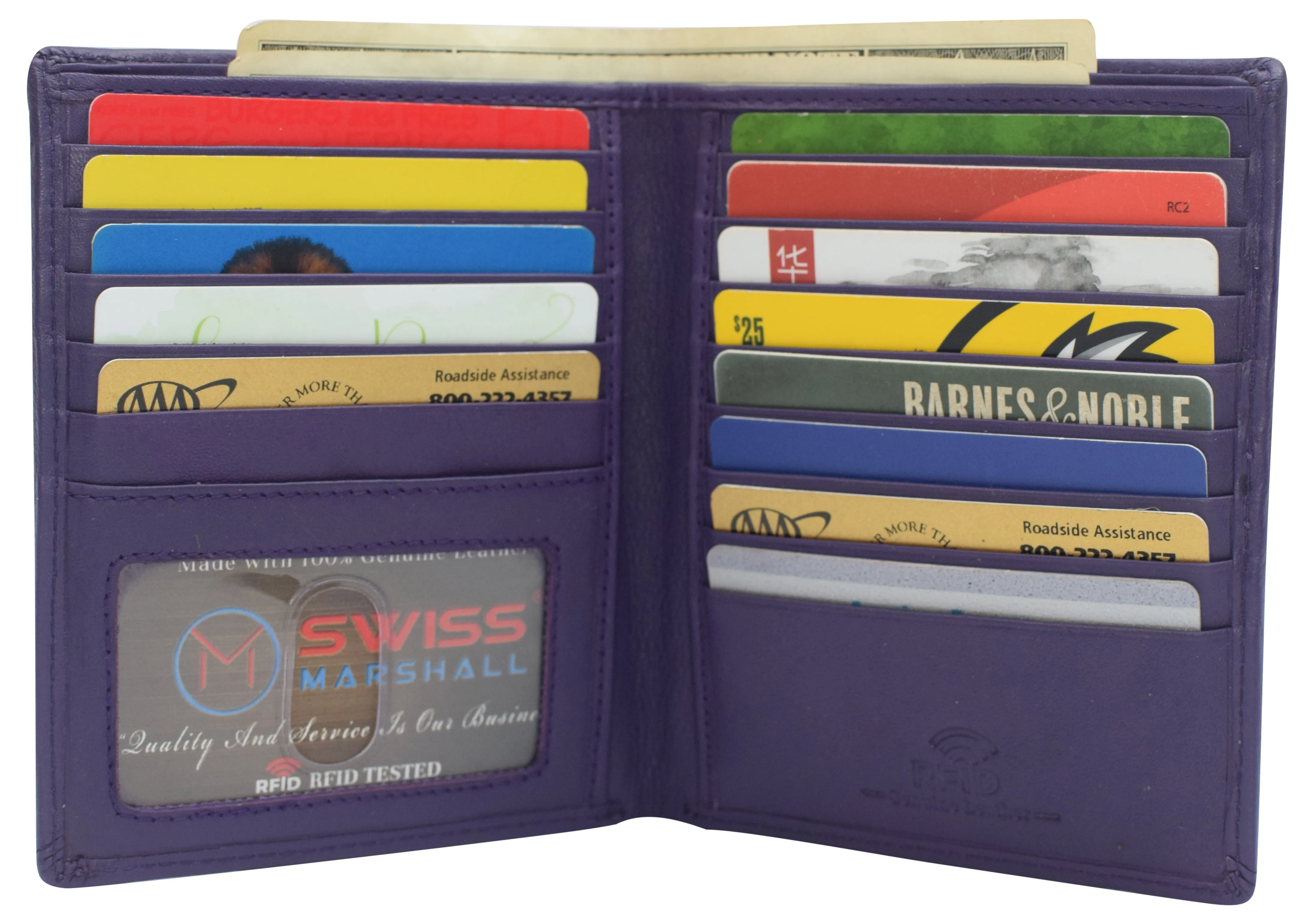 Swiss Marshall Rfid Men'S Slim Bifold Hipster Premium Leather Euro Wallet Best Deal Online Price Slash Today