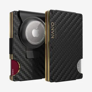 007 Airtag Money Clip Wallet (Stealth Black/Spectre Gold) Big Sale Today