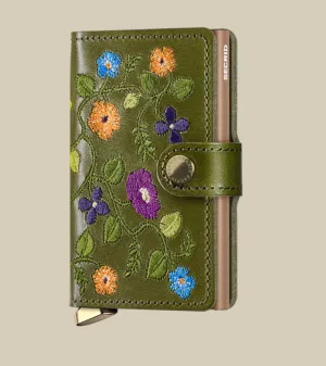 Secrid Premium Stitch Floral Miniwallet Special Price Offer Best Price Today