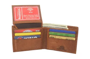 Clearance Event Alert Sombrero Genuine Leather Bifold Trifold Rfid Blocking 5 De Mayo Wallet For Men (Trifold)