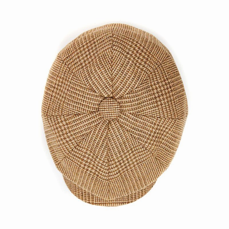 Flash Discount Today Holland Cooper Baker Boy Ladies Tweed Cap - Tawny