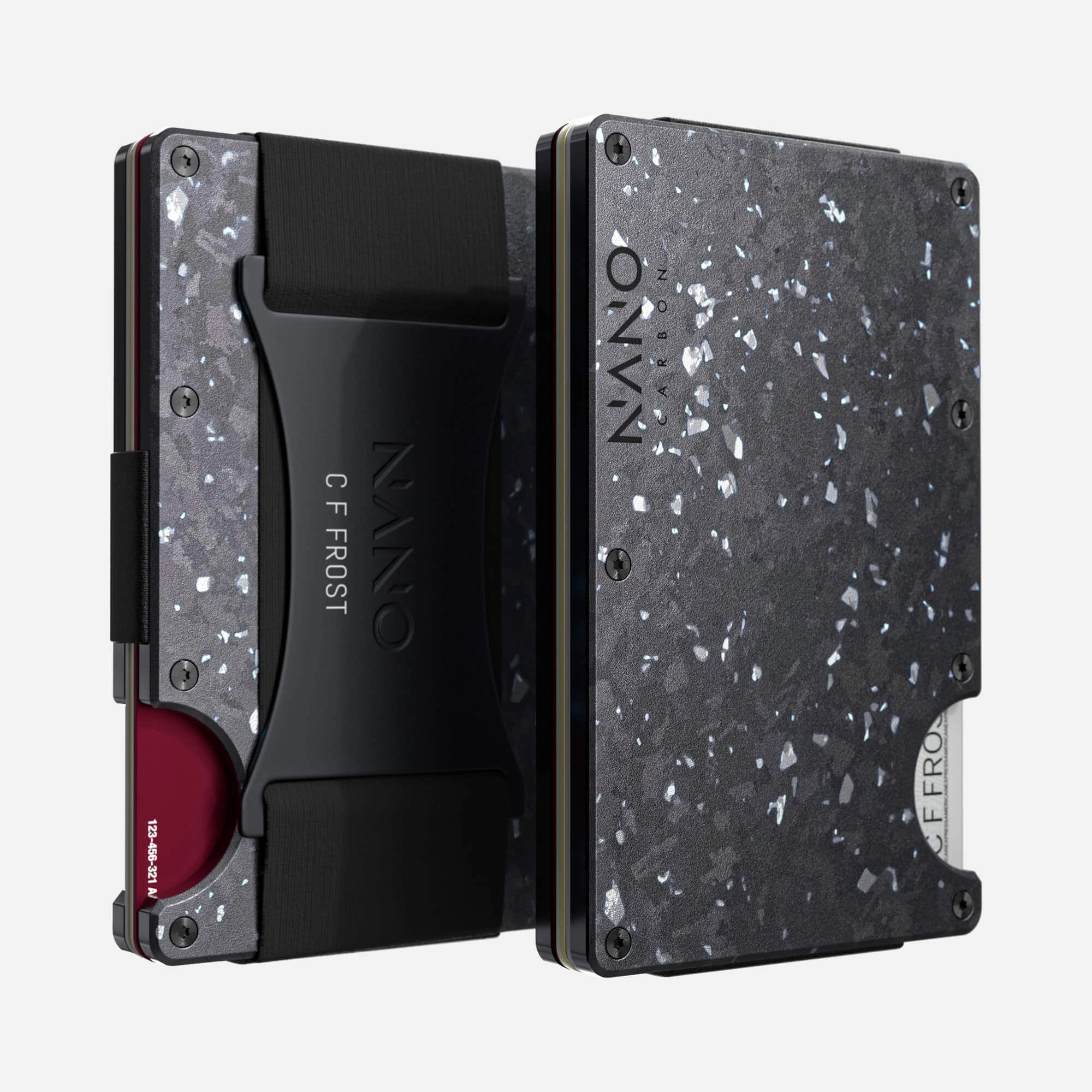 Personalised Cash Strap Wallet (Nero/Argento) Online Deal Frenzy