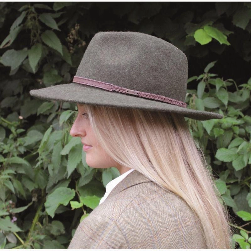 MustShop Sale Shop Grab Savings Barbour Tack Ladies Fedora - Olive