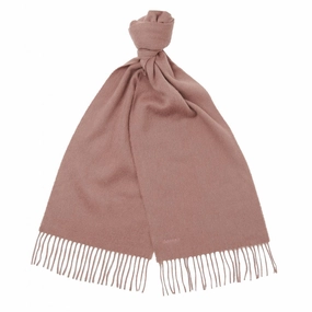 Barbour Womens Lambswool Scarf Rosewood Price Drop Today
